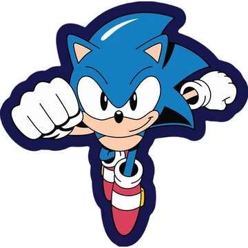 Sonic a sündisznó Run formapárna, díszpárna 40x40 cm Velúr Sonic a sündisznó Run formapárna, díszpárna 40x40 cm Velúr