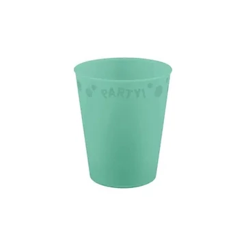 Zöld Pastel Mint micro prémium műanyag pohár 250 ml