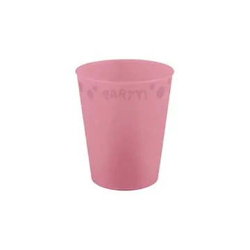 Rózsaszín Pastel Pink micro prémium műanyag pohár 250 ml Rózsaszín Pastel Pink micro prémium műanyag pohár 250 ml