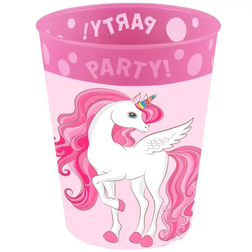 Unikornis Rainbow Colors micro prémium műanyag pohár szett 4 db-os 250 ml Unikornis Rainbow Colors micro prémium műanyag pohár szett 4 db-os 250 ml