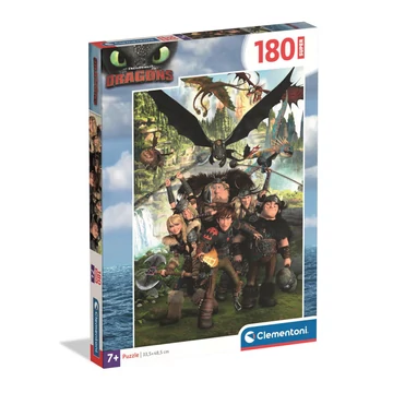 Így neveld a sárkányodat Riders 180 db-os puzzle Clementoni Így neveld a sárkányodat Riders 180 db-os puzzle Clementoni