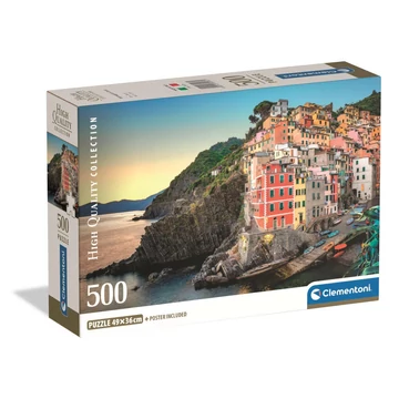 Olaszország Riomaggiore 500 db-os Compact puzzle Clementoni Olaszország Riomaggiore 500 db-os Compact puzzle Clementoni