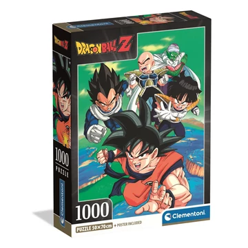 Dragon Ball Final Flashpoint 1000 db-os Compact puzzle Clementoni