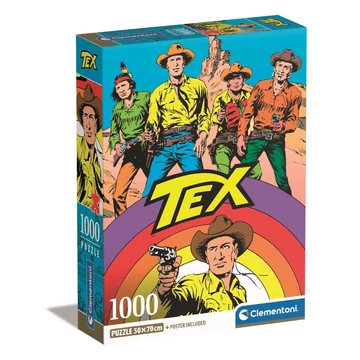 Tex Willer Rainbow 1000 db-os Compact puzzle Clementoni Tex Willer Rainbow 1000 db-os Compact puzzle Clementoni