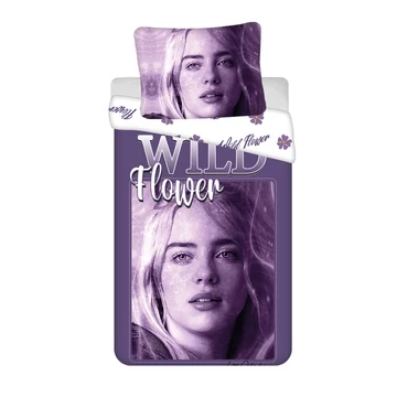 Billie Eilish Wild Flower ágyneműhuzat 140×200cm, 70×90 cm Billie Eilish Wild Flower ágyneműhuzat 140×200cm, 70×90 cm
