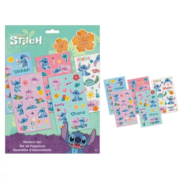 Disney Lilo és Stitch, A csillagkutya Ohana matrica szett 5 ív Disney Lilo és Stitch, A csillagkutya Ohana matrica szett 5 ív