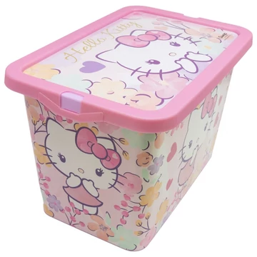 Hello Kitty Pastel műanyag tároló doboz 7 L