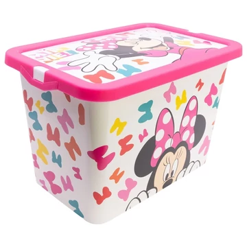 Disney Minnie Edgy Bows műanyag tároló doboz 7 L Disney Minnie Edgy Bows műanyag tároló doboz 7 L
