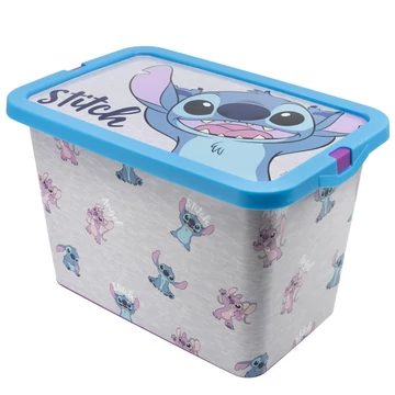 Disney Lilo és Stitch, A csillagkutya Angel műanyag tároló doboz 7 L Disney Lilo és Stitch, A csillagkutya Angel műanyag tároló doboz 7 L