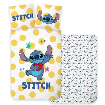 Disney Lilo és Stitch, A csillagkutya Dots gyerek, ovis ágyneműhuzat 100×135 cm, 40×60 cm Disney Lilo és Stitch, A csillagkutya Dots gyerek, ovis ágyneműhuzat 100×135 cm, 40×60 cm