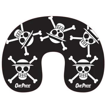 One Piece Black Skull utazópárna, nyakpárna