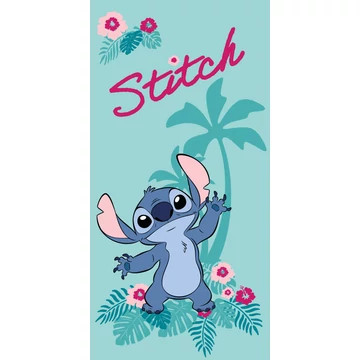 Disney Lilo és Stitch, A csillagkutya Hawaii fürdőlepedő, strand törölköző 70x140cm (Fast Dry)