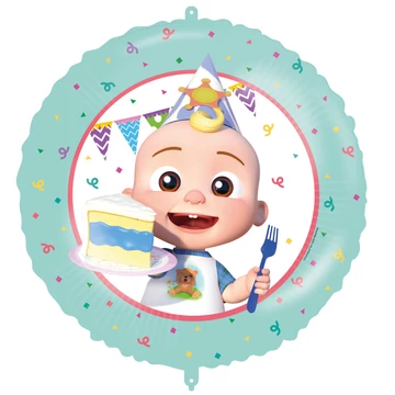 Cocomelon Birthday fólia lufi 46 cm