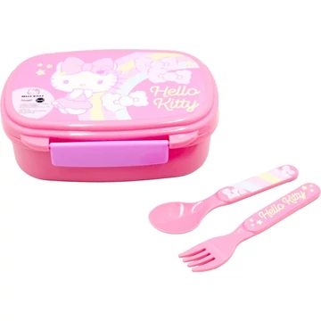 Hello Kitty Unicorn szendvicsdoboz + evőeszköz szett Hello Kitty Unicorn szendvicsdoboz + evőeszköz szett