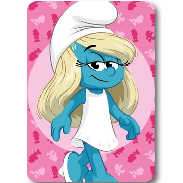 Hupikék Törpikék Smurfette polár takaró 100x140cm Hupikék Törpikék Smurfette polár takaró 100x140cm