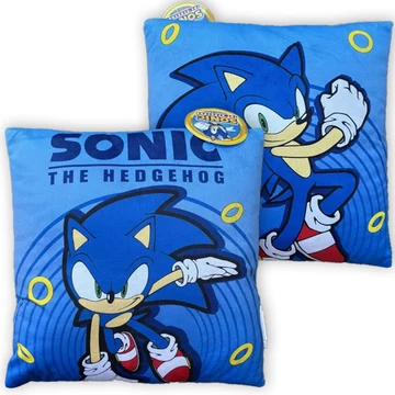 Sonic a sündisznó Hyper Dash párna, díszpárna 38x38 cm Velúr Sonic a sündisznó Hyper Dash párna, díszpárna 38x38 cm Velúr