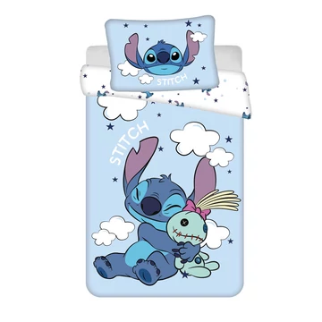 Disney Lilo és Stitch, A csillagkutya Clouds gyerek, ovis ágyneműhuzat 100×135 cm, 40×60 cm Disney Lilo és Stitch, A csillagkutya Clouds gyerek, ovis ágyneműhuzat 100×135 cm, 40×60 cm