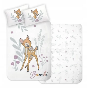 Disney Bambi in Bloom gyerek, ovis ágyneműhuzat 100x135 cm, 40x60 cm