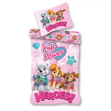 Mancs Őrjárat Heroes! gyerek, ovis ágyneműhuzat 100×135cm, 40×60 cm