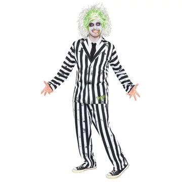 Beetlejuice Striped felnőtt jelmez M/L