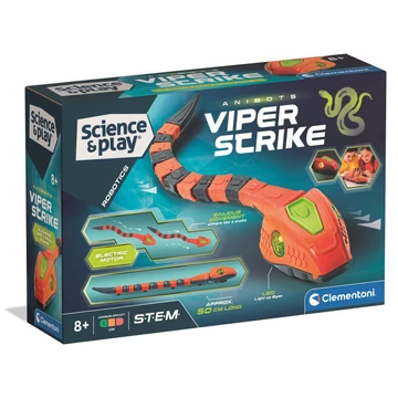 Kígyó Viper Strike építőjáték Clementoni