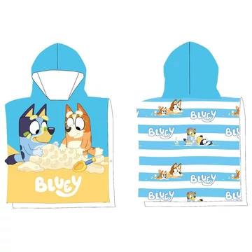 Bluey Sandy Fun strand törölköző poncsó 50x100 cm (Fast Dry)