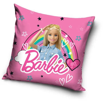 Barbie Rainbow párnahuzat 40x40 cm Velúr Barbie Rainbow párnahuzat 40x40 cm Velúr