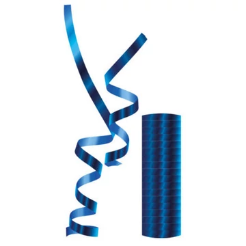 Kék Metallic szerpentin