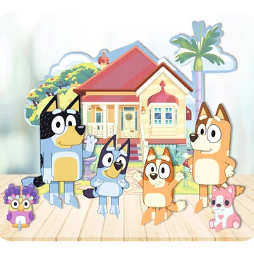 Bluey Joke asztali dekoráció szett 7 db-os Bluey Joke asztali dekoráció szett 7 db-os