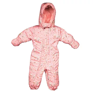 Mintás vízlepergetős, kapucnis bélelt overál kesztyűvel