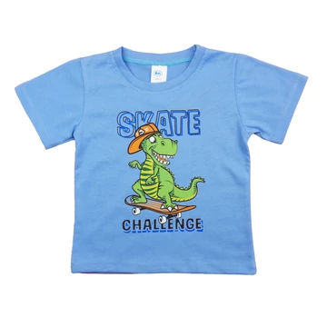 Rövid ujjú fiú póló dinoszauruszos mintával