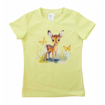 Rövid ujjú póló, Őzike mintával