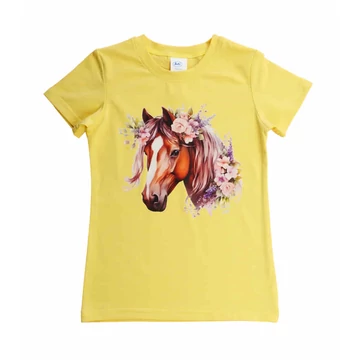 Rövid ujjú póló, Lovas mintával