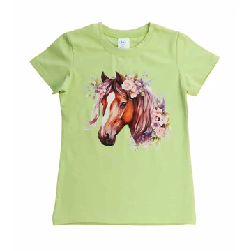 Rövid ujjú póló, Lovas mintával