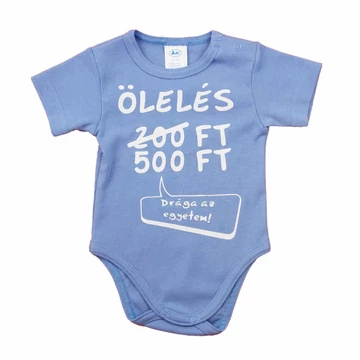 Rövid ujjú bébi kombidressz