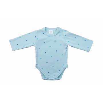 Hosszú ujjú baba body Csillagos mintával