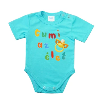 Feliratos rövid ujjú baba body Feliratos rövid ujjú baba body