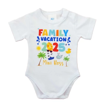 Rövid ujjú baba body Balaton mintával