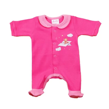 Kislány rugdalózó – Maci mintával, elöl patentos