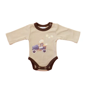 Baba body, hosszú ujjú - Rókás  mintával Baba body, hosszú ujjú - Rókás  mintával