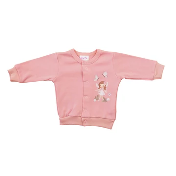 Vékony pamut baba kocsikabát – Tündér mintával