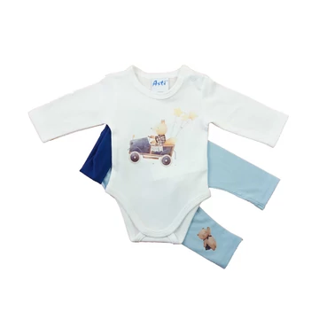 2 részes baba szett – Állatos mintával