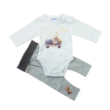 2 részes baba szett – Állatos mintával