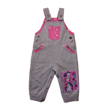 Unikornis lányka bolyhos kertésznadrág