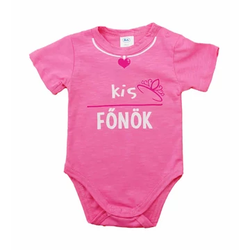 Rövid ujjú bébi kombidressz