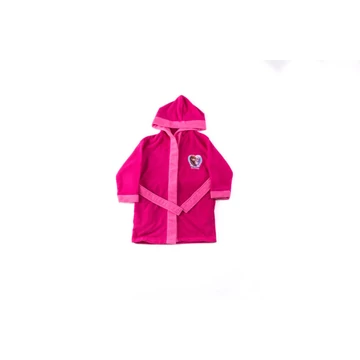 Gyerek köntös - Mikroszálas kapucnis - Jégvarázs - 98-104 - pink Gyerek köntös - Mikroszálas kapucnis - Jégvarázs - 98-104 - pink