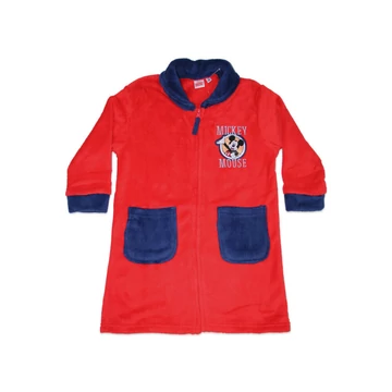 Gyerek meleg köntös - Coral - Mickey egér - piros - 128 Gyerek meleg köntös - Coral - Mickey egér - piros - 128