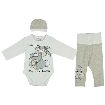 3 részes baba szett Thumper nyuszi mintával 3 részes baba szett Thumper nyuszi mintával
