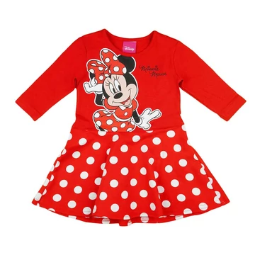 Disney Minnie pöttyös hosszú ujjú lányka ruha Disney Minnie pöttyös hosszú ujjú lányka ruha