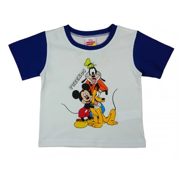 Rövid ujjú kisfiú póló Mickey egér és barátai mintával Rövid ujjú kisfiú póló Mickey egér és barátai mintával